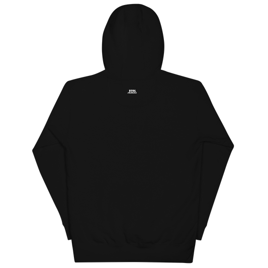 ADMIN All In Hoodie – Back view – Black Streetwear Hoodie