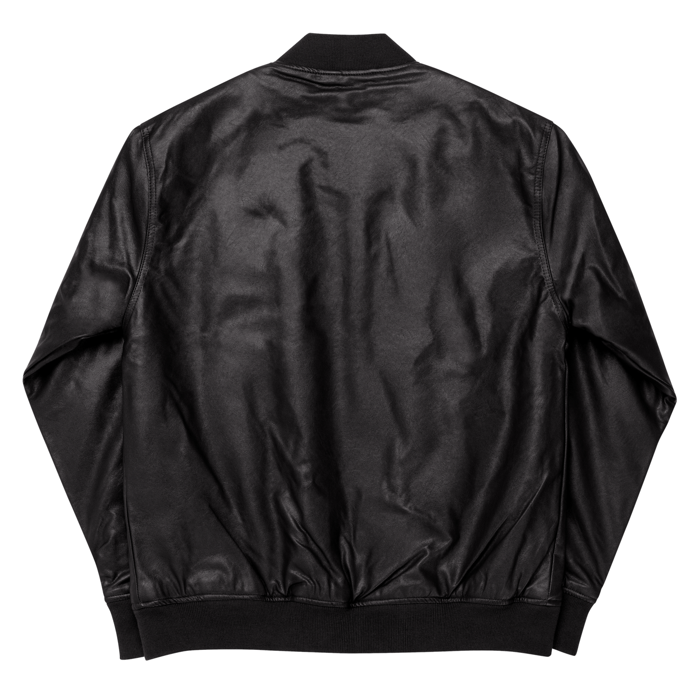 ADMIN Knowledge Head Leather Bomber Jacket