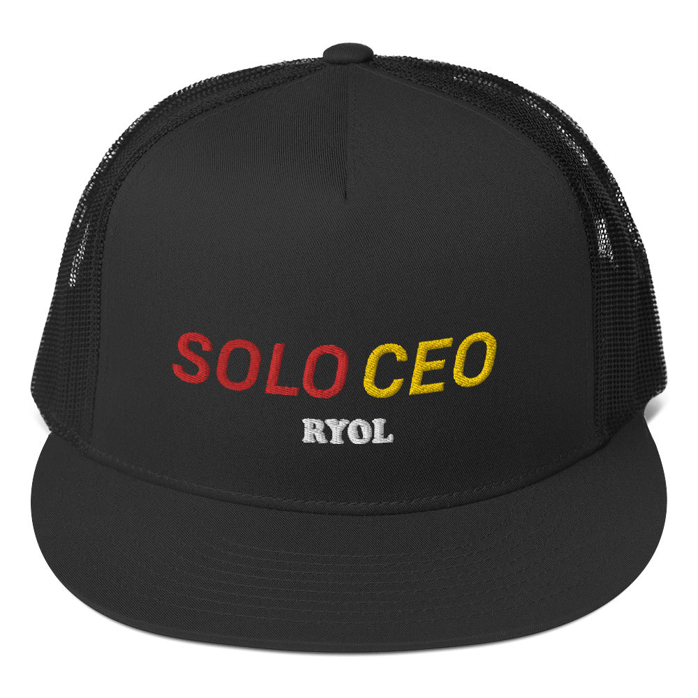 ADMIN SOLO CEO Mesh Trucker Cap