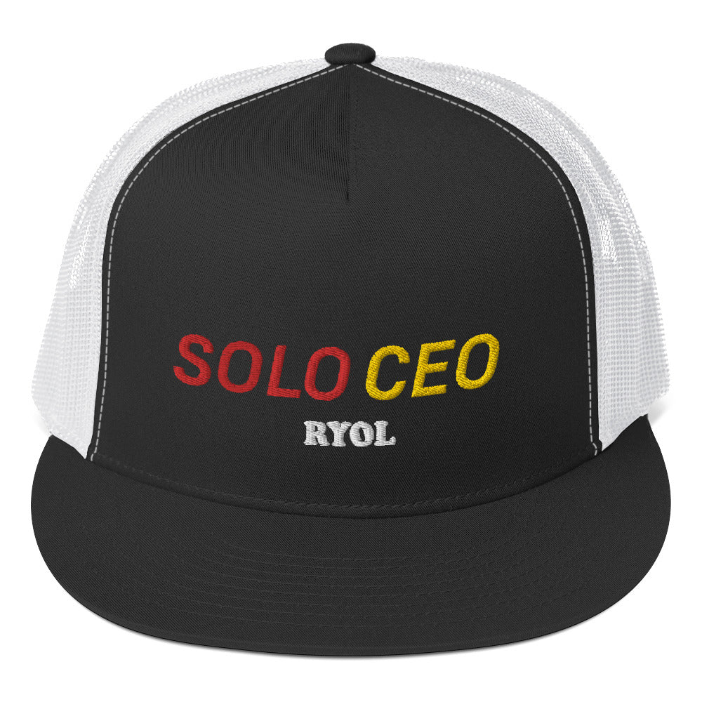 ADMIN SOLO CEO Mesh Trucker Cap