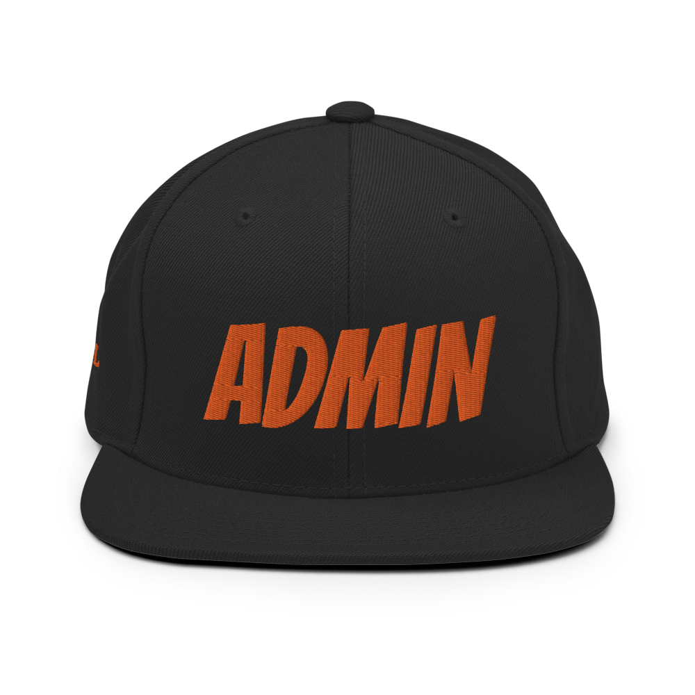 ADMIN BANGER Snapback Hat
