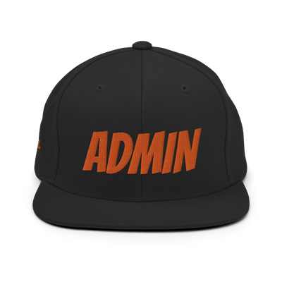 ADMIN BANGER Snapback Hat