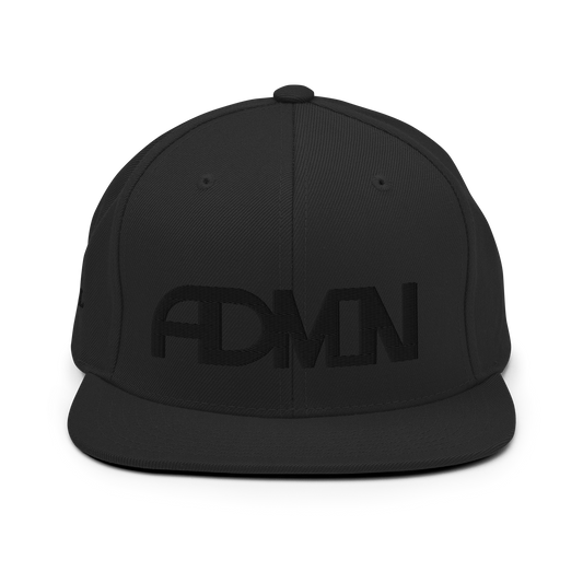 ADMIN Blackout Snapback Hat