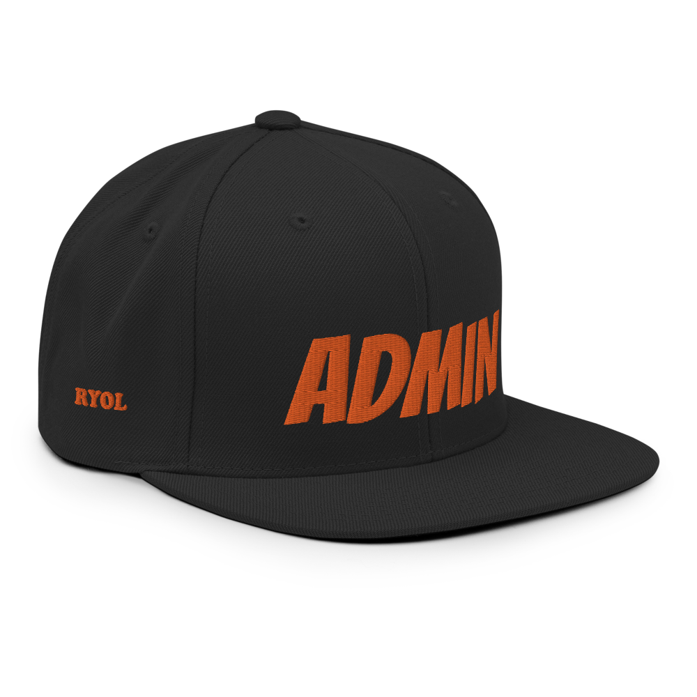 ADMIN BANGER Snapback Hat