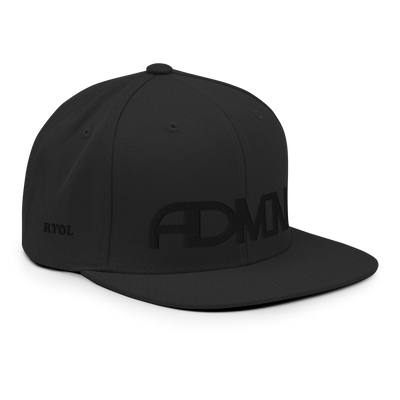 ADMIN Blackout Snapback Hat
