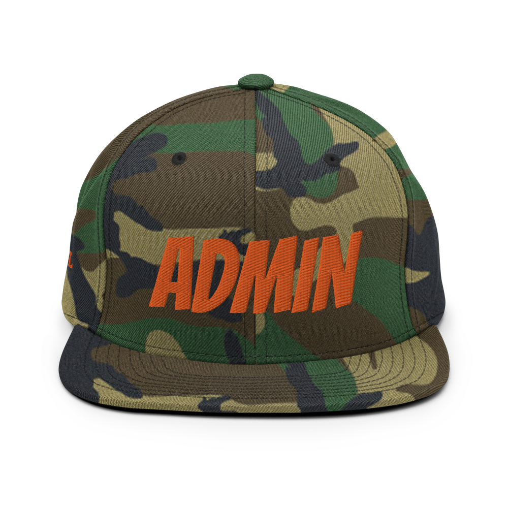 ADMIN BANGER Snapback Hat