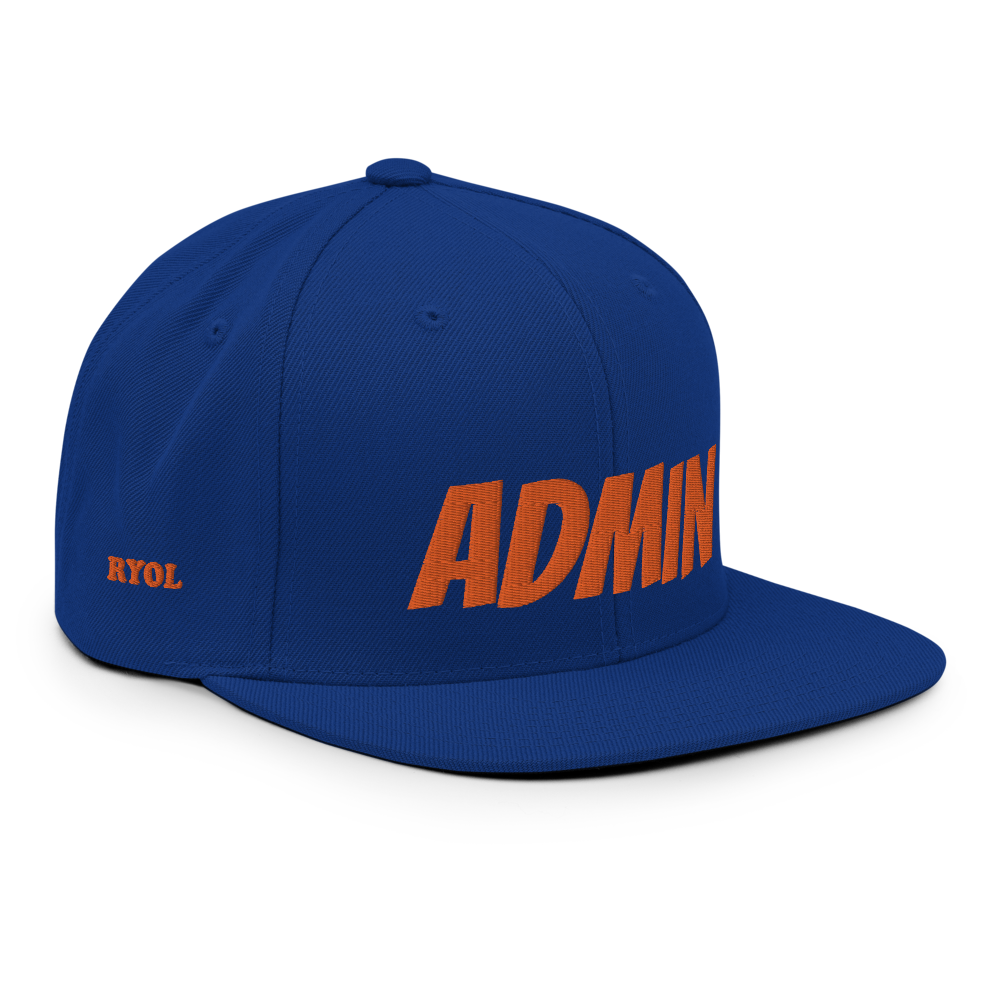 ADMIN BANGER Snapback Hat