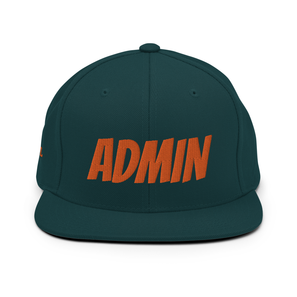 ADMIN BANGER Snapback Hat