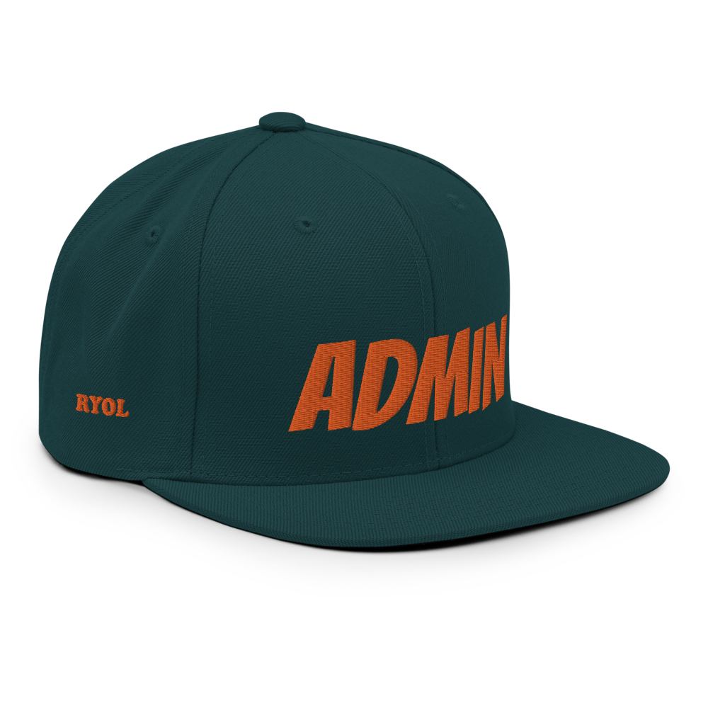 ADMIN BANGER Snapback Hat