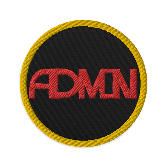 ADMIN Embroidered patches