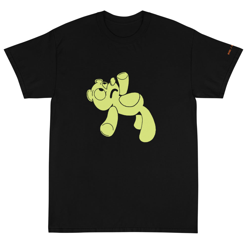 ADMIN Bear Facts Black/Yllw Short Sleeve T-Shirt