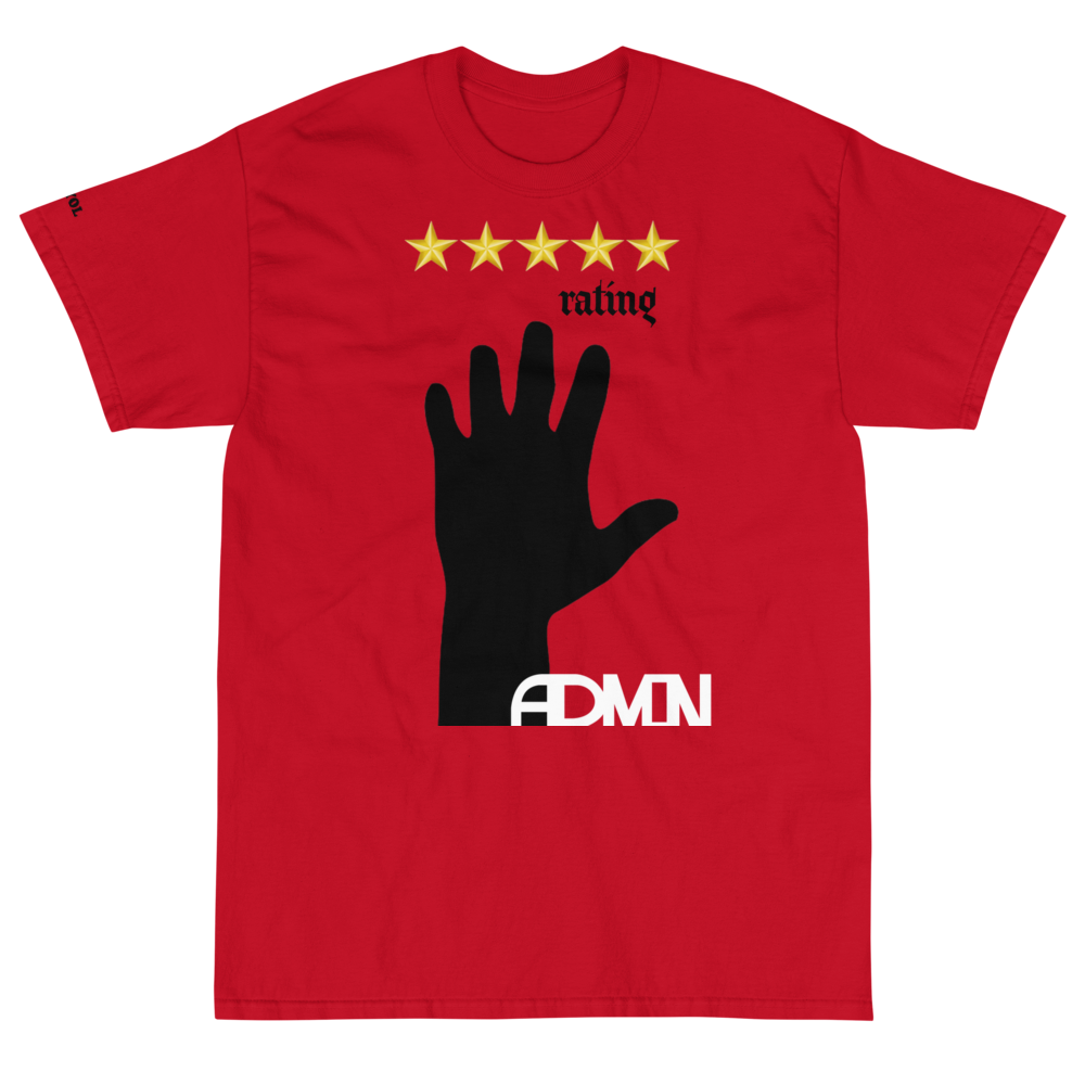 ADMIN REACH FOR THE 5 STARS Short Sleeve T-Shirt